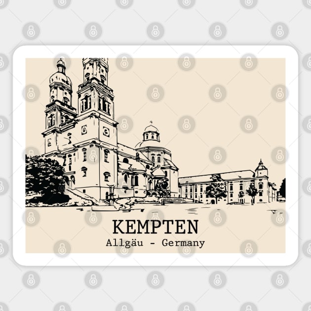 Kempten - Germany Magnet by Lakeric